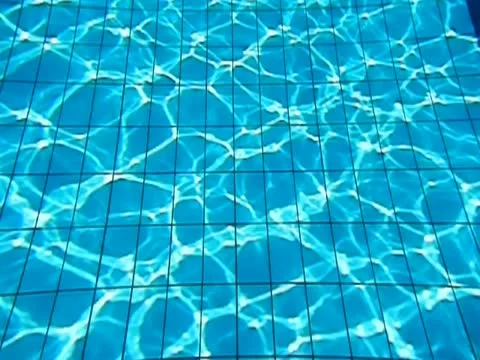Reflections in pool. Stock Footage 12030724