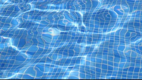Reflections on the pool surface Stock Footage 10982114