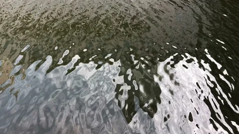 Reflections on rippled water surface Stock Footage 94586738