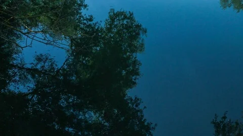 Reflections in the river tirino Stock Footage 89897954
