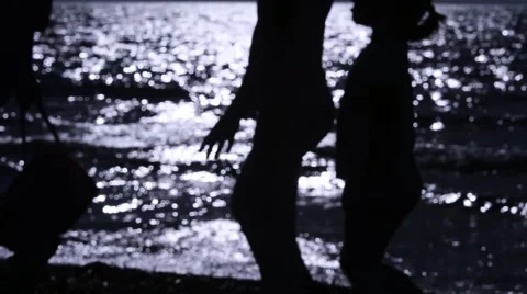 Reflections on the sea with blur effect Stock Footage 65492834