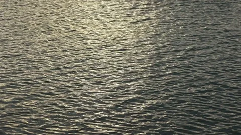 Reflections on the sea Stock Footage