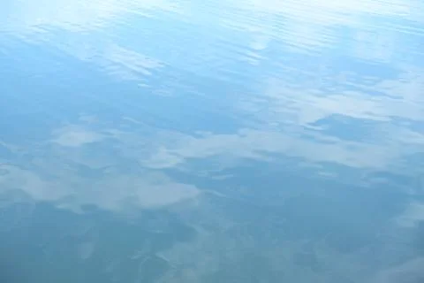 Reflections of Sky on Water Stock Photos