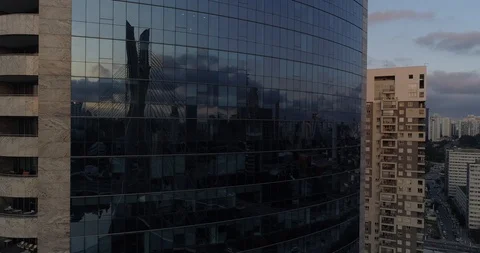 REFLECTIONS OF STAYED BRIDGE, REFLEXOS DA PONTE ESTAIADA Quarantine, Quarentena 스톡 동영상 128019241