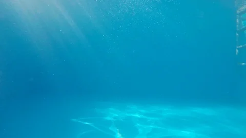 Reflections of the sun inside a pool without people Stock Footage 106310152