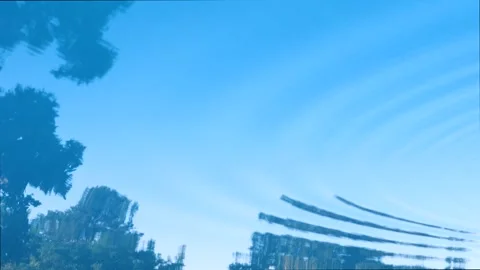 Reflections in a swimming pool, 4K Stock Footage 276391558