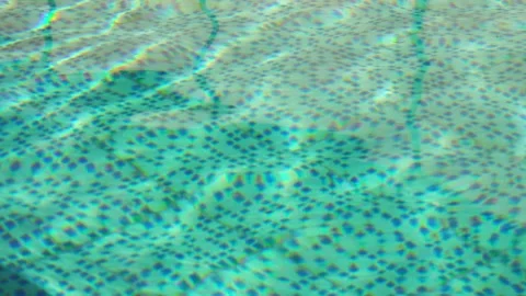 Reflections on a swimming pool Vídeos de archivo 327428758