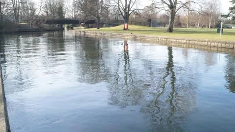 Reflections in the Thames Stock Photos
