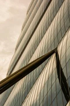 Reflections on the tower Stock Photos