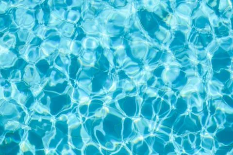 Reflections on the water in a clear pool Stock Photos