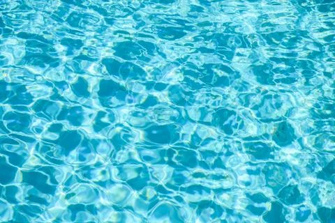 Reflections on the water in a clear pool Stock Photos