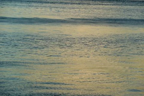 Reflections on water during sunset Stock Photos