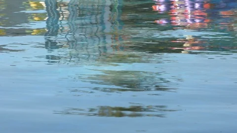 Reflections on the water. Видео 99820990