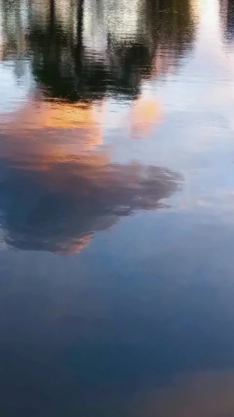 Reflections on the water Stock Footage 263442769