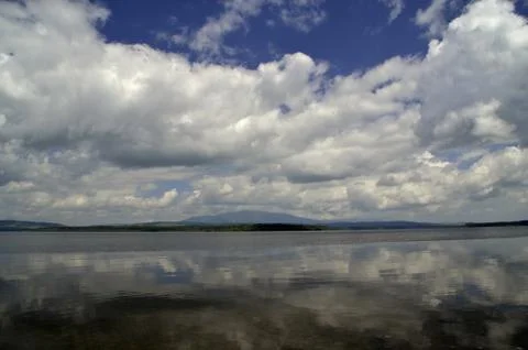 Reflections on water Stock Photos