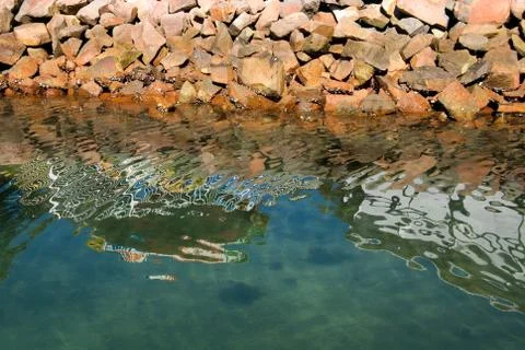 Reflections in the water Stock Photos