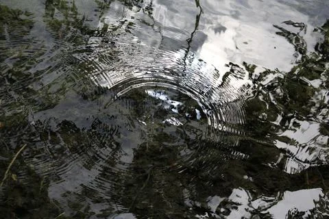 Reflections in water Stock Photos