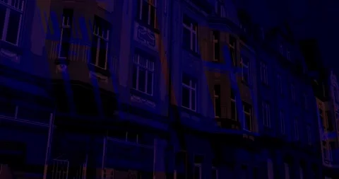 Reflections on the windows Stock Footage 263545596