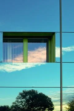 Reflective building Stock Photos