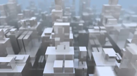 Reflective Building Structures Stock Footage 58951946