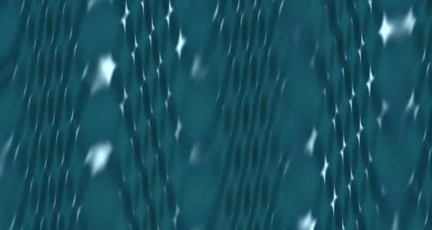 Reflective chrome liquid metal surface with ocean teal waves Stockillustratie