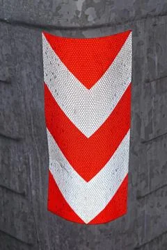 Reflective corner safety Stock Photos