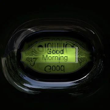 Reflective digital display Stock-Illustration