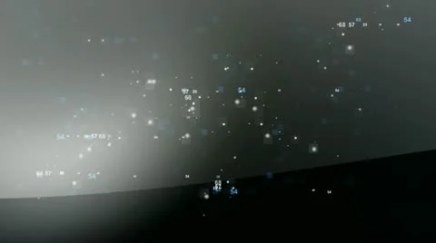 Reflective digital wall 1 Stock-Footage 12284706