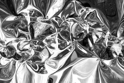 Reflective foil abstract background Stock Photos