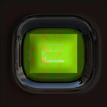Reflective illustration of a pattern. Stock-Illustration
