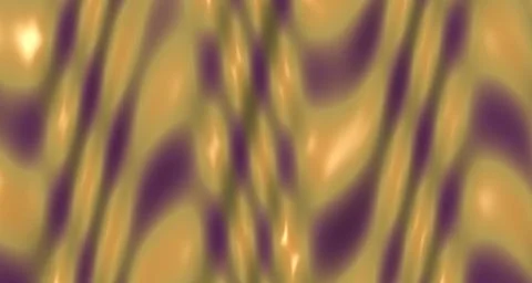 Reflective liquid chrome waves at sunset Stock Illustration