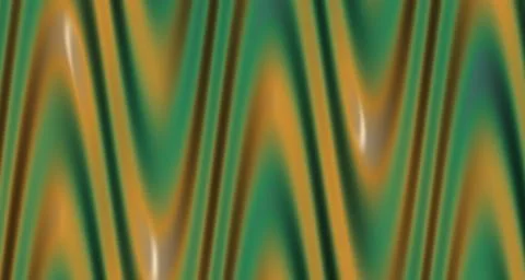 Reflective liquid metal surface with rainbow waves Stock Illustration