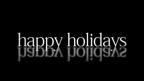 Reflective message of holiday cheer Vídeo Stock 281839737
