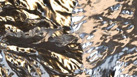 Reflective Silver Mountain Texture 3d render. イラスト素材