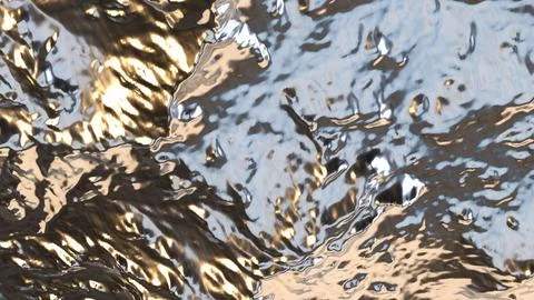 Reflective Silver Mountain Texture 3d render. イラスト素材