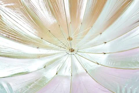 Reflective studio umbrella Stock Photos