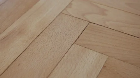 Reflective surface of parquet planks 4K video Stock Footage 170085448