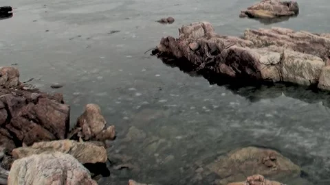 Reflective Waters Reveal Svalbard's Hidden Beauty Stock Footage 340484688