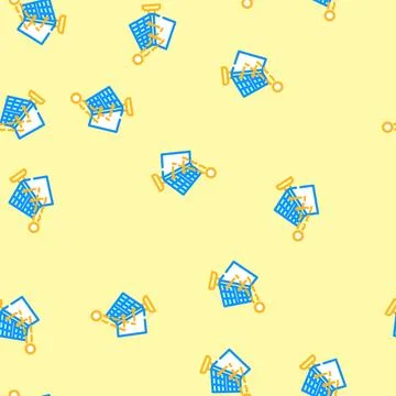 Reflectors solar panel vector seamless pattern Stock Illustration
