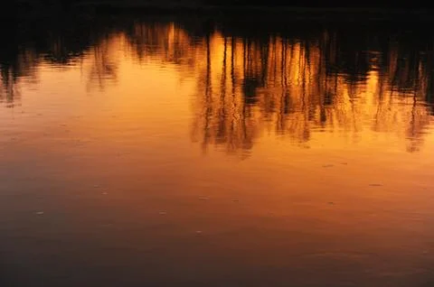 Reflet dans l'eau Stock Photos