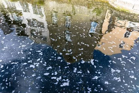 Reflex of a house Stock Photos