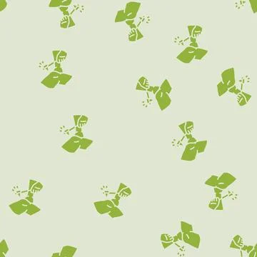 Reflex testing neurologist glyph seamless pattern Stock Illustration