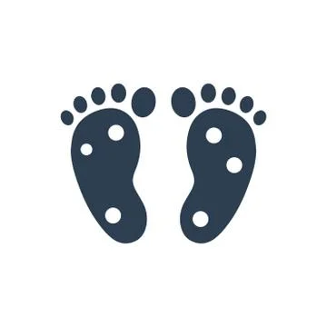 Reflexology Icon Stock Illustration