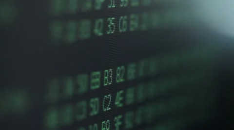 Refocus on Data Stock Footage 22778814