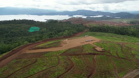 Reforestation vale indonesia Stock Footage 249802143