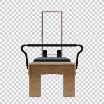 Reformer Pilates Front View Stock Illustration