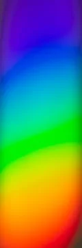 Refracted colors spectrum of the prism projected onto a wall, Stock Illustration