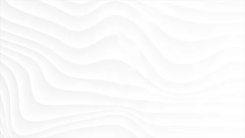 Refracted curved waves abstract white motion background Stock Footage 134816913