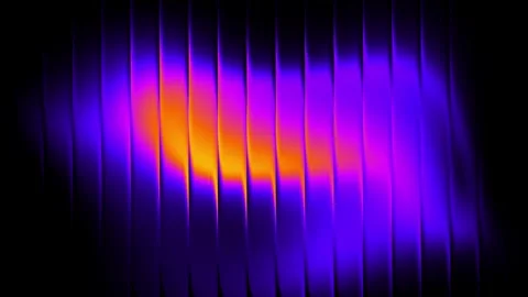 Refracted glass gradient animation abstract background 4k footage Stock Footage 327766440