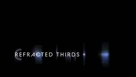 Refracted Light Prism LowerThird. Stock After Effects